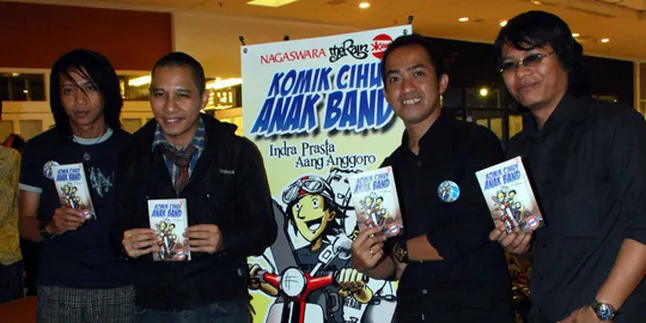 Komik Indra The Rain, Sindir Anak Band