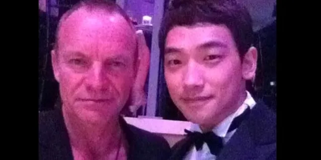 Bertemu Sting, Rain Kehilangan Kata-Kata