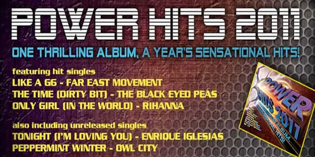 'POWER HITS 2011' Buat Kamu. GRATIS!