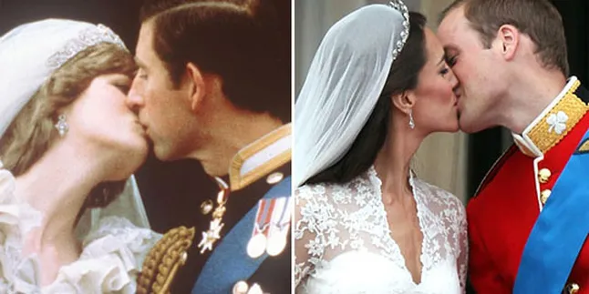 Diana Cium Charles, William Cium Kate