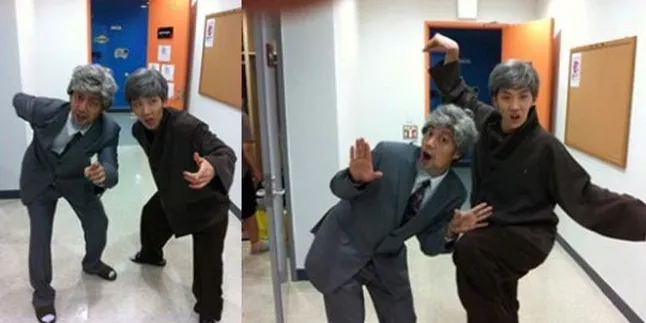 Jo Kwon dan Doojoon Jadi Kakek-Kakek