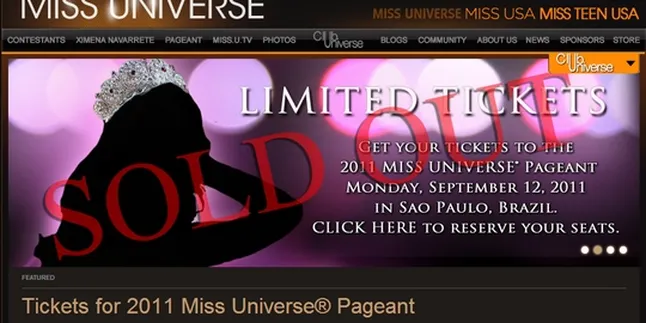 Wah, Tiket Miss Universe Sudah Habis