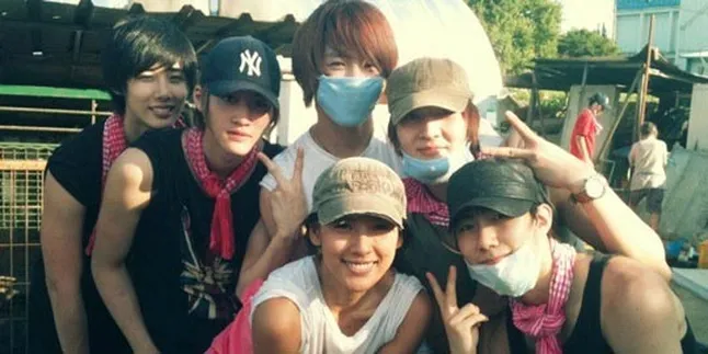 Lee Hyori dan X-5 Jadi Sukarelawan Bersama