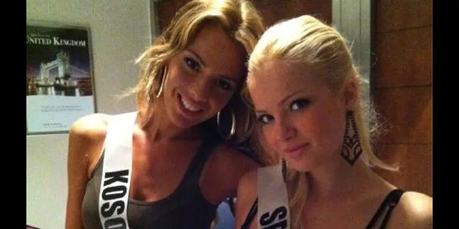 Foto Bersama, Miss Serbia dan Kosovo Dianggap Berkhianat!