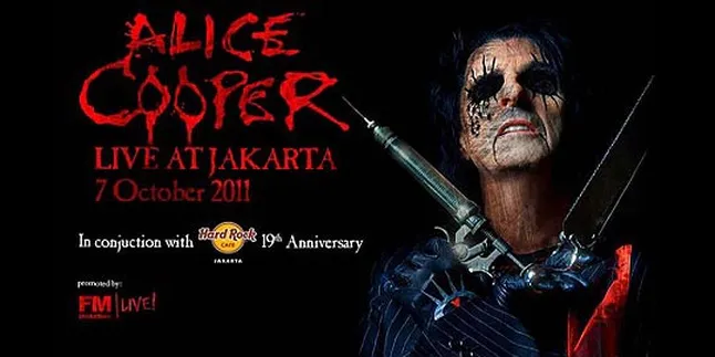 Tiket GRATIS Alice Cooper Buat Kamu!