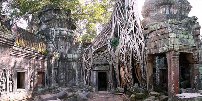 Patung Buddha Ditemukan di Kuil 'Tomb Raider' Kamboja