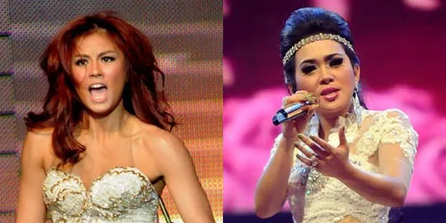 Syahrini Kembali Kalahkan Agnes Monica