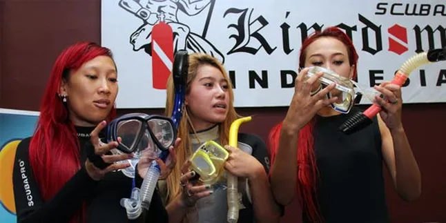 3 Macan Ketagihan Diving