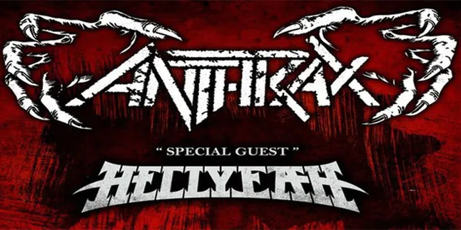 31 Maret, Anthrax Siap Tampil di Jakarta