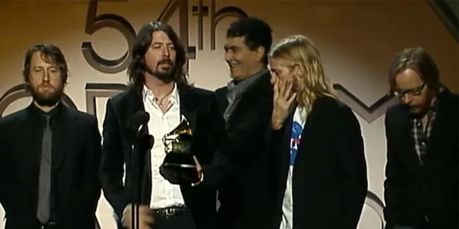 Foo Fighters Rebut Best Rock Perfomance!