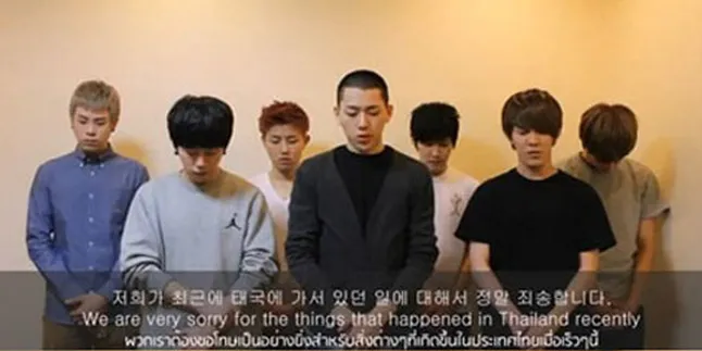 Block B Rilis Video Permintaan Maaf Untuk Thailand