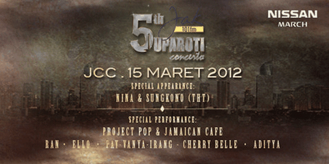 Tiket 5uparoti Concerto Gratis! Tiket 5uparoti Concerto Gratis!