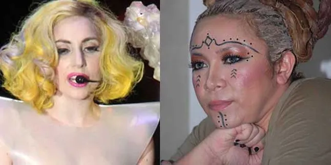 Keren Mana Sih Gaya Lady GaGa vs Melly Goeslaw?