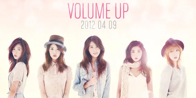 9 April 2012, 4minute Rilis Mini Album Ketiga, 'VOLUME UP'