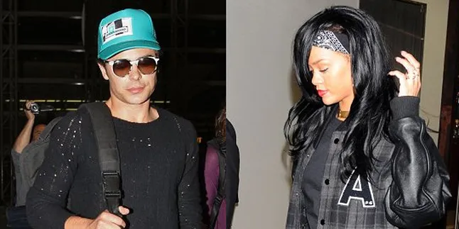 Rihanna - Zac Efron Menginap di Hotel Yang Sama!