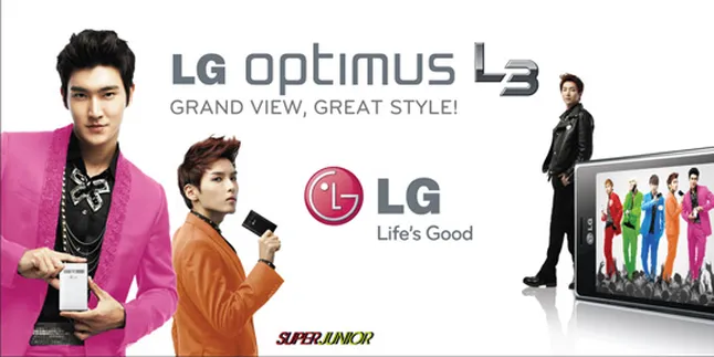 Super Junior, Brand Ambassador LG Optimus L3