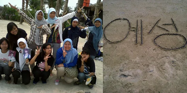 Menunggu Antrian, ELF Bersenang-Senang di Pantai Ancol