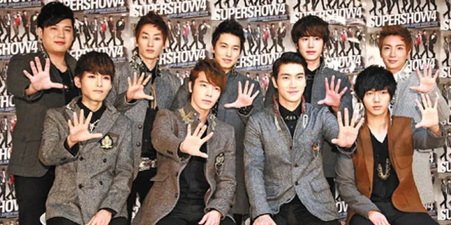 Sibuk, Jumpa Media Super Junior Ditunda 20 Menit