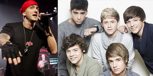 Ingin Yang Unik, One Direction Ajak Eminem Kolaborasi