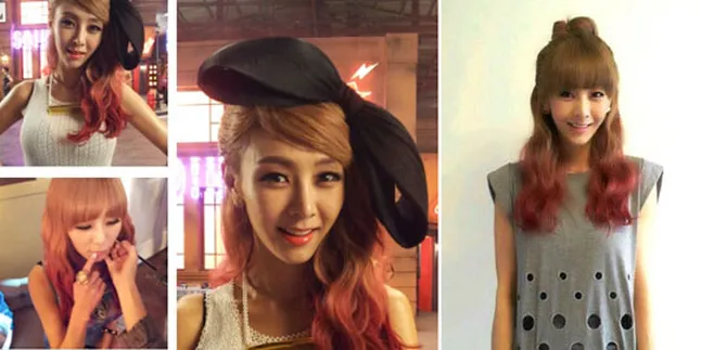 G.NA Tirukan Rambut Pita Lady Gaga