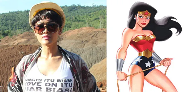 Jupe Diciptakan Jadi Wonder Woman