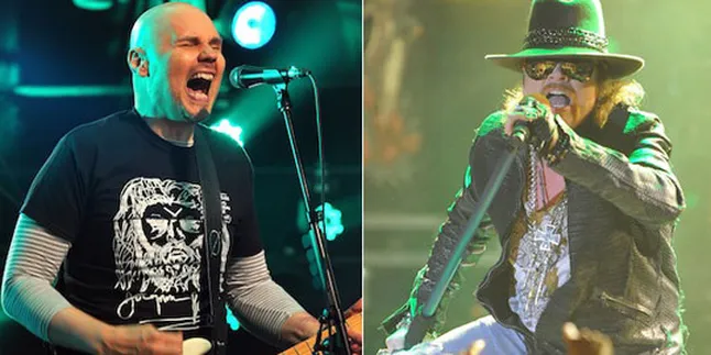 Tolak Reuni, Axl Rose Didukung Billy Corgan