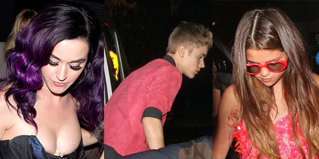 Inilah Pesta Liar Katy Perry - Justin Bieber - Selena Gomez