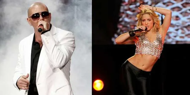 Pitbull Gaet Shakira di Single Baru
