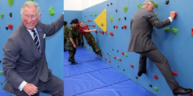 Pangeran Charles Coba Wall Climbing