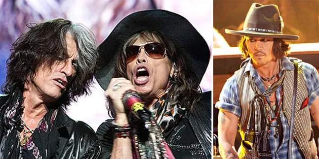 Ada Johnny Depp di Album Baru Aerosmith!