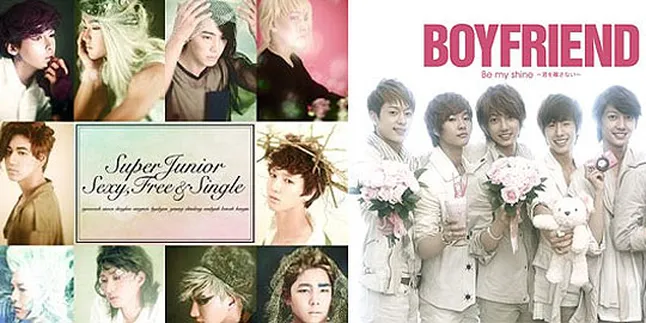 Super Junior - Boyfriend Raih Posisi Teratas Chart Oricon Jepang