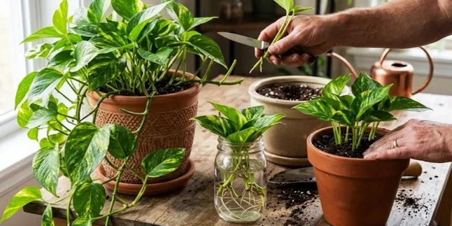 10 Easy Ways to Propagate Pothos, Can Use Water or Plant Media