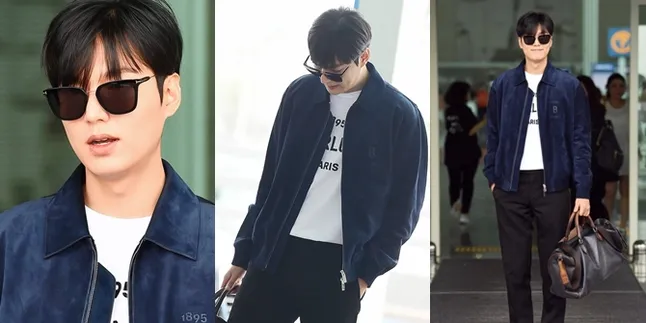10 Foto Airport Fashion Perdana Lee Min Ho Pasca Wajib Militer, Siap Bikin Berdebar