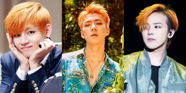10 K-Pop Idol Ganteng Ini Semakin Glowing Dengan Rambut Warna Orange!