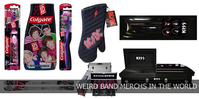 10 Merchandise Band Tergila dan Teraneh di Dunia