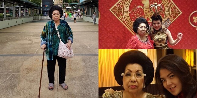 10 Portraits of Ana Setiawati Oma from Tina Toon, Energetic and Stylish at 75 Years Old