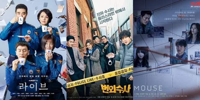 10 Rekomendasi Drama Korea Tentang Polisi, Penuh Misteri - Ketegangan Setiap Episodenya