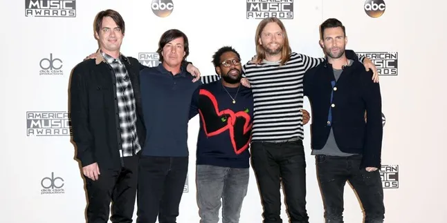 10 Tahun Berkarya, Maroon 5 Dapat Penghargaan 'Decade Awards'