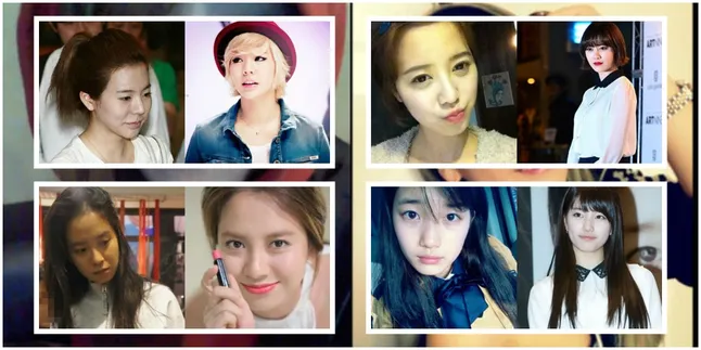 10 Wajah Selebriti Korea Tanpa Make Up, Cantik Atau Plastik?