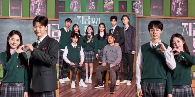 11 Foto Preskon Drakor 'ALL OF US ARE DEAD', Para Pemeran Cocok Pakai Seragam SMA Meski Hanya Park Ji Hoo yang Masih Usia Sekolah Saat Syuting