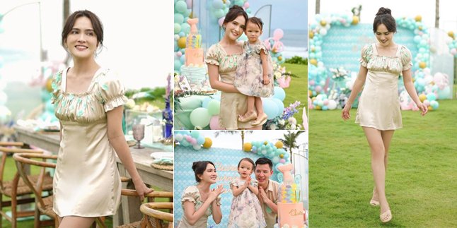 11 Pictures of Shandy Aulia at Baby Claire's Birthday Party, Hot Mom Looks Stunning in a Mini Dress