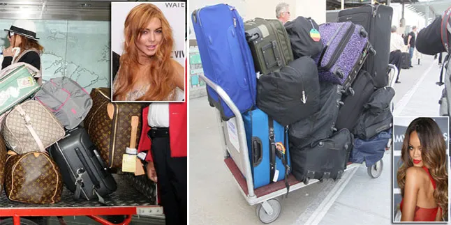 11 Selebriti Ini Saat Berpergian Bawaannya Segudang