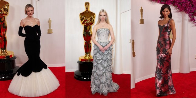12 Portraits of Best Dressed Actresses on the Red Carpet at the 2024 Oscars, Including Anya Taylor-Joy and Zendaya