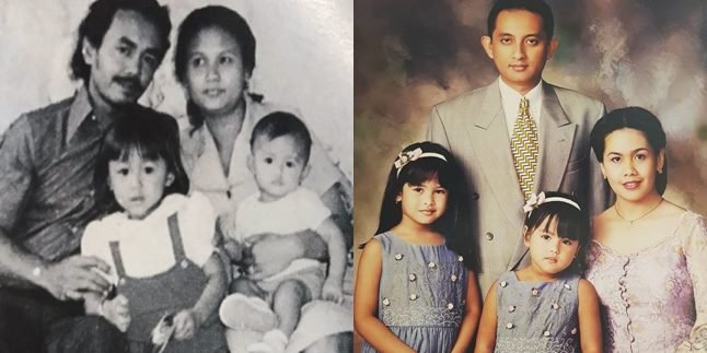 14 Old Photos of Celebrities with Their Warm Family, Ariel NOAH's Baby Caught Attention - Maia Estianty's Sweet Smile When She Was Little