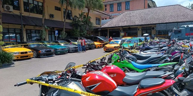 164 Kendaraan Tak Penuhi Standar Diamankan dari Balap Liar di Malang