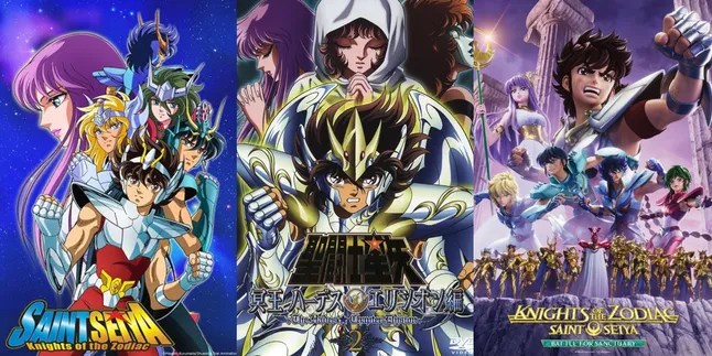 17 Urutan Nonton Anime SAINT SEIYA Terlengkap Beserta Sinopsis, dari Serial - OVA dan Movie