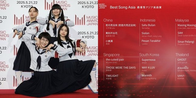 3 Lagu Indonesia yang Viral dan Berhasil Masuk Nominasi Best Song Asia di Music Awards Jepang