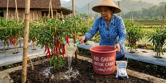 4 Ways to Make Salt Water for Chili Plants to Grow Fertile and Bear Abundantly