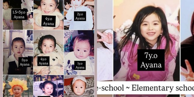 4 Childhood Portraits of Ayana Jihye Moon, Looking Adorable