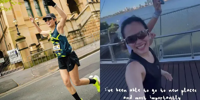 4 Potret Sheryl Sheinafia yang Kini Aktif Olahraga Lari hingga Ikut Marathon, Sebut Dapat Pembelajaran Berharga
